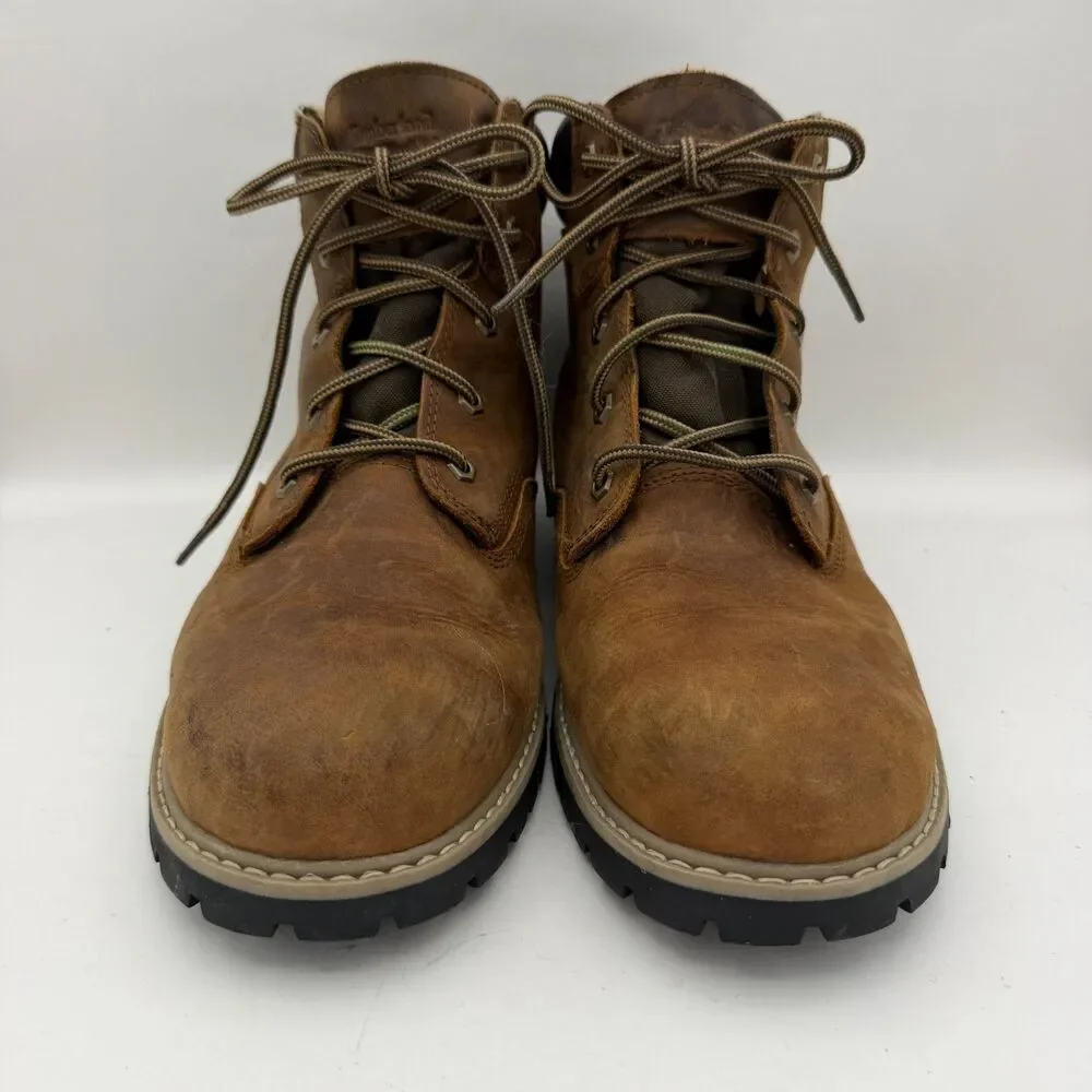 Timberland PRO ReBOT Leather Work Boots Brown Soft Toe Men's Size 11 A1WG2